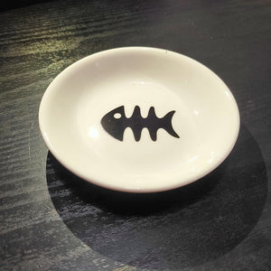 Creative Cute Cat Small Saucer Shape Mini Plate Ceramics Cartoon Dish Creative Snack Plate Chinchilla Squirrel Hedgehog Bowl