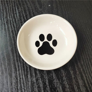 Creative Cute Cat Small Saucer Shape Mini Plate Ceramics Cartoon Dish Creative Snack Plate Chinchilla Squirrel Hedgehog Bowl