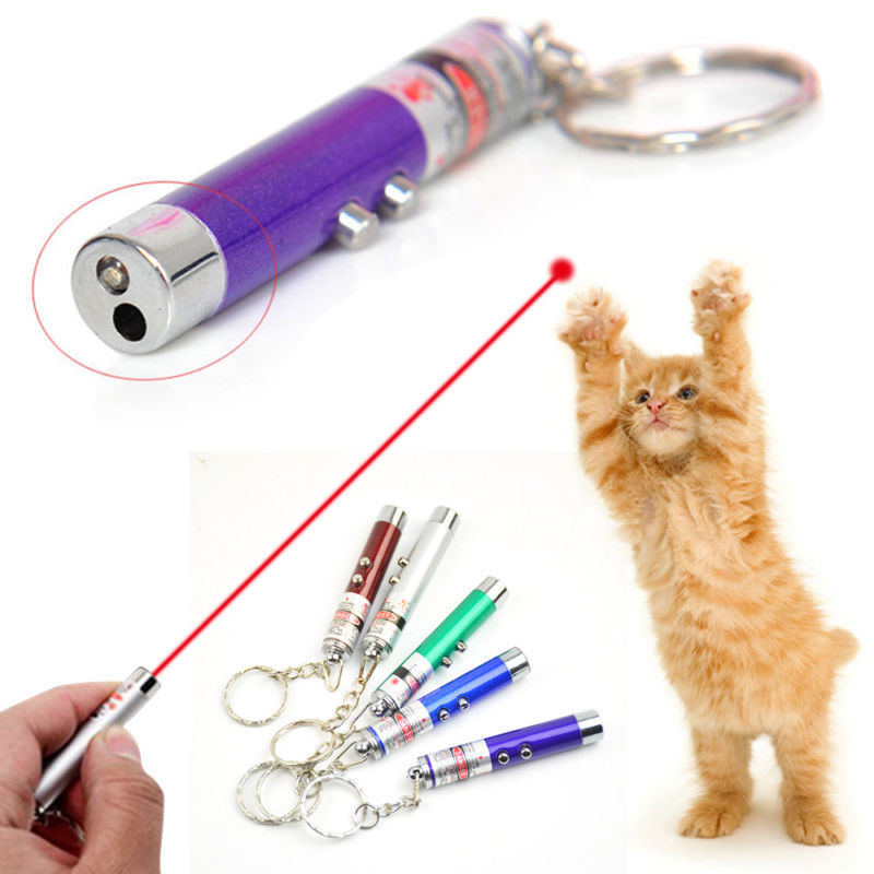 Pet LED Laser Cat Toys Red Dot Laser Light Pointer Laser Pen Interactive Toy Cat Stick Cat Toy Tease Cat Rods Cat Accessories