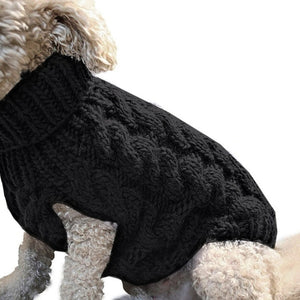 Pet Dog Cat Warm Sweater Clothing Winter Turtleneck Knitted Puppy Clothes Chihuahua Dogs Teddy French Bulldog Vest Clothes