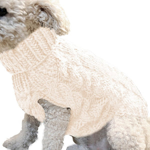 Pet Dog Cat Warm Sweater Clothing Winter Turtleneck Knitted Puppy Clothes Chihuahua Dogs Teddy French Bulldog Vest Clothes